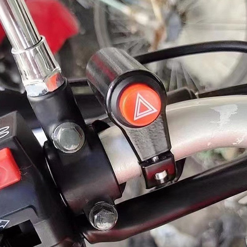 Interruptor Universal de Guidão 22mm para Moto – Liga/Desliga (Pisca Alerta)