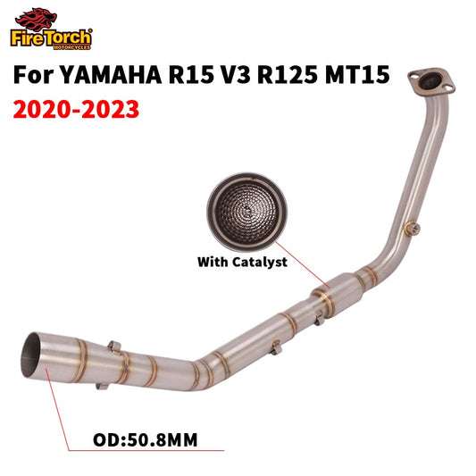 COLETOR ESPORTIVO YAMAHA R15/R125/MT 125 V3 V4 2008+