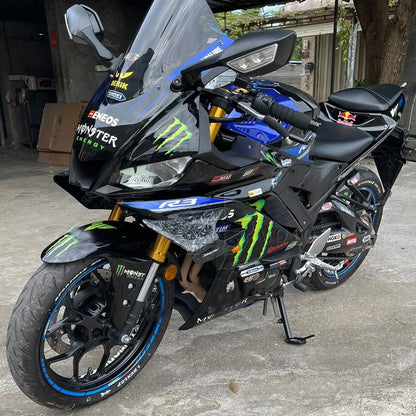 Kit de Asa Aerodinâmica Universal para Motocicleta Yamaha YZF