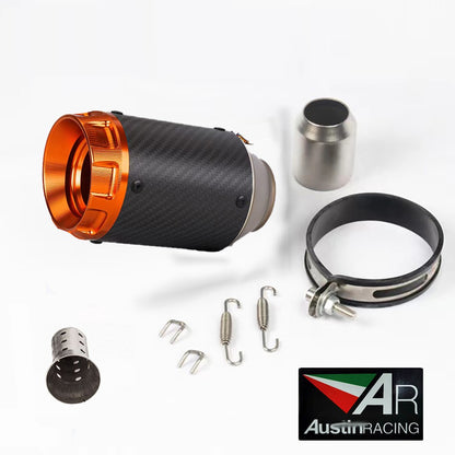 Escapamento universal AR de 51mm para Honda CB300R MT07 S Race 600/800 Kawasaki
