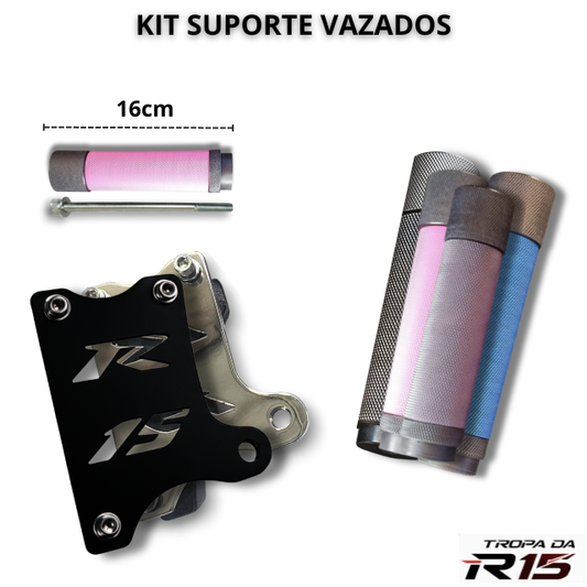 Kit Suporte e Slide TIPO: (Vazado)