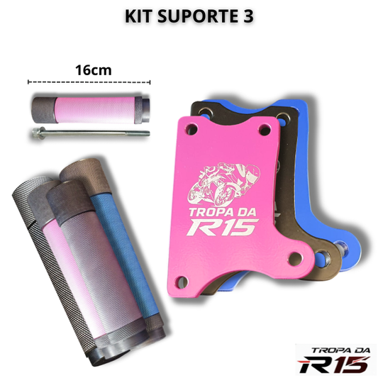 Kit Suporte e Slide TIPO: (Pintado 3)