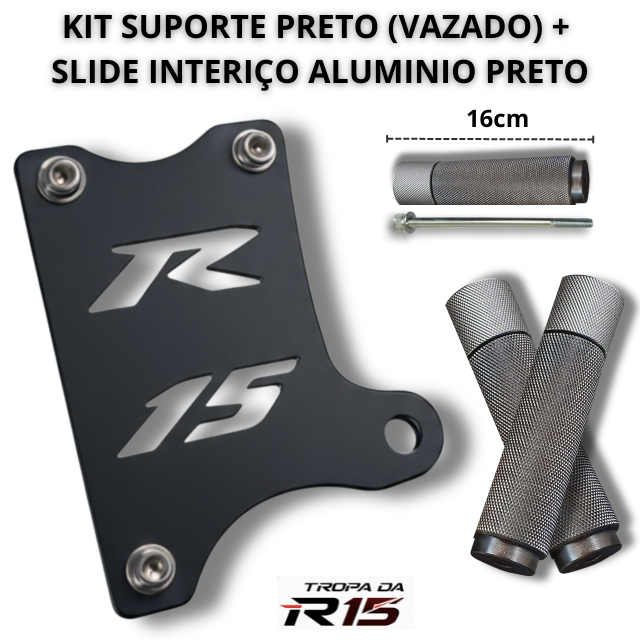 Kit Suporte e Slide TIPO: (Vazado)