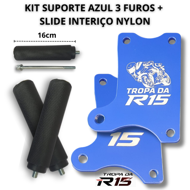 Kit Suporte e Slide TIPO: (Pintado 3)