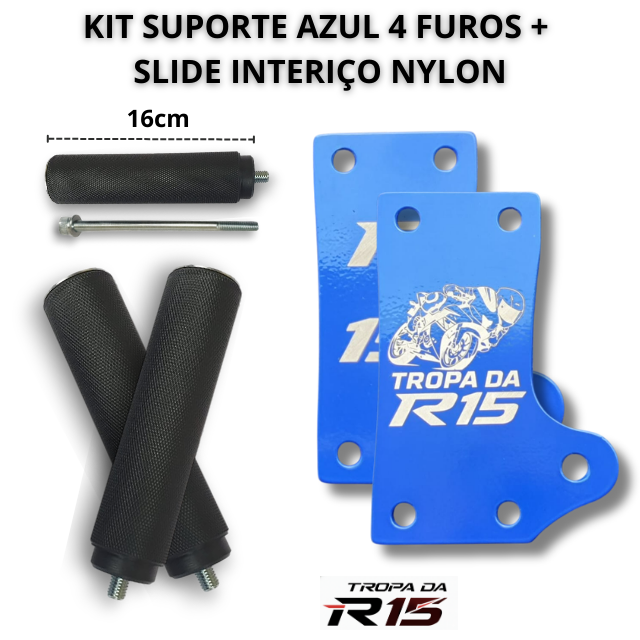 Kit Suporte e Slide TIPO: (Pintado 4)
