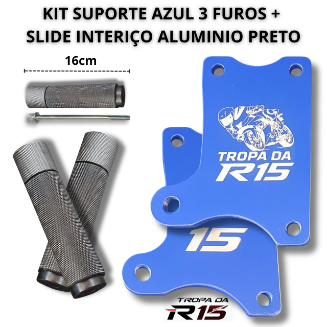 Kit Suporte e Slide TIPO: (Pintado 3)