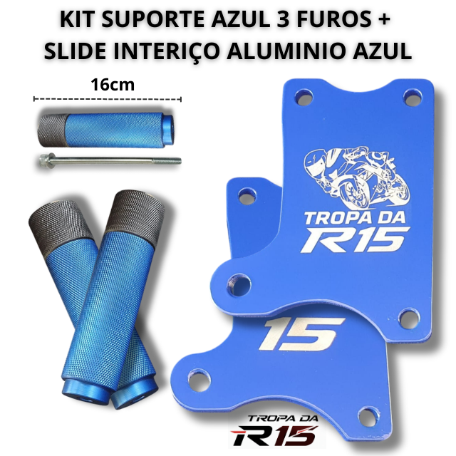 Kit Suporte e Slide TIPO: (Pintado 3)
