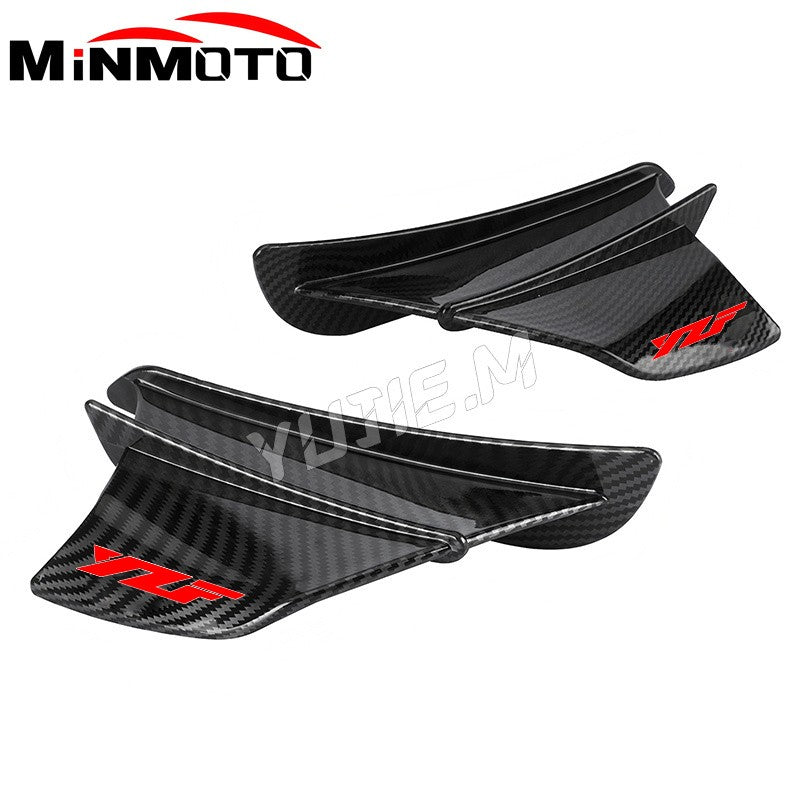 Winglets / Asa Aerodinâmica Universal para Moto – Estilo Fibra de Carbono