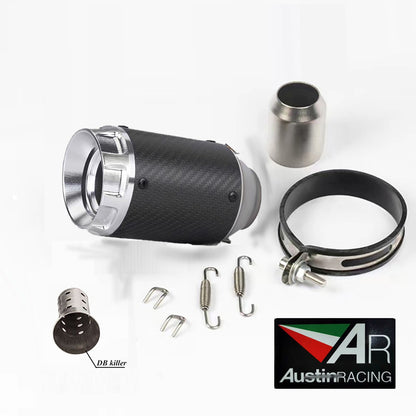 Escapamento universal AR de 51mm para Honda CB300R MT07 S Race 600/800 Kawasaki