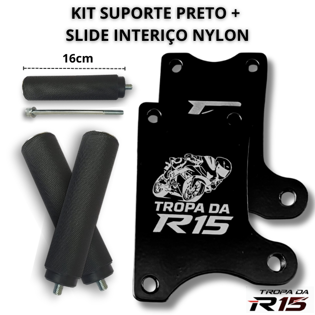 Kit Suporte e Slide TIPO: (Pintado 3)