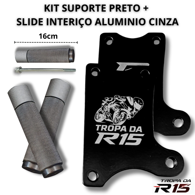 Kit Suporte e Slide TIPO: (Pintado 3)