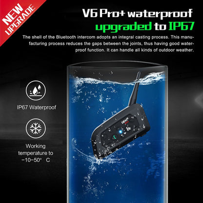 Comunicador Bluetooth Ejeas v6 pro