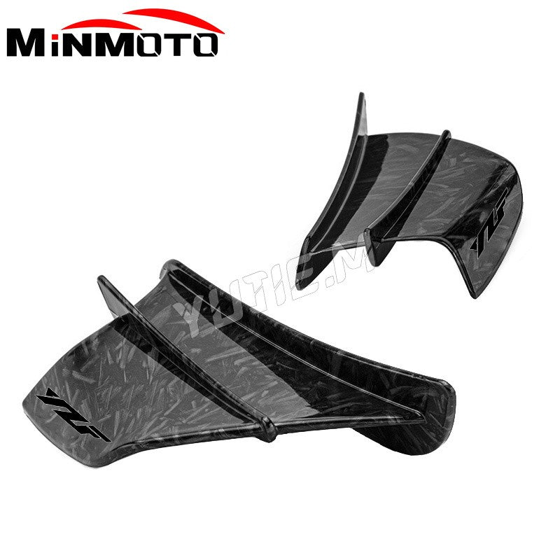 Winglets / Asa Aerodinâmica Universal para Moto – Estilo Fibra de Carbono