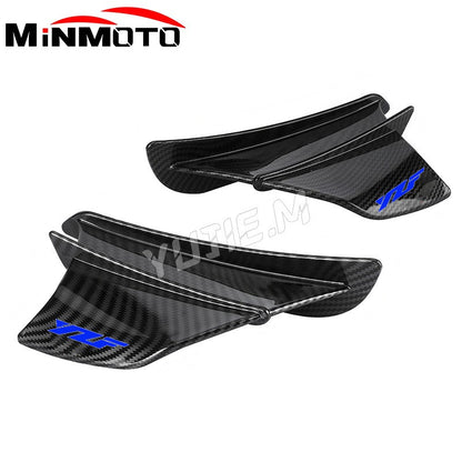 Winglets / Asa Aerodinâmica Universal para Moto – Estilo Fibra de Carbono
