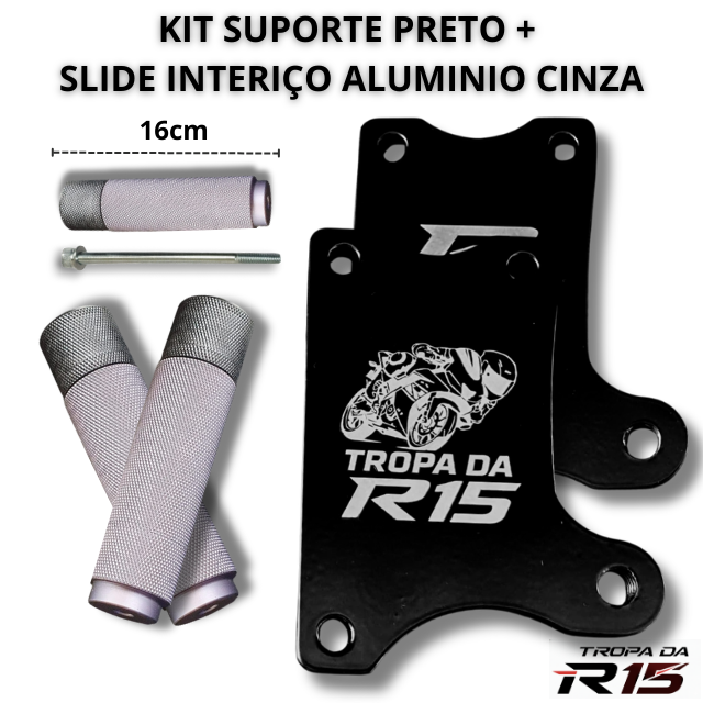 Kit Suporte e Slide TIPO: (Pintado 3)