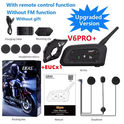 Comunicador Bluetooth Ejeas v6 pro