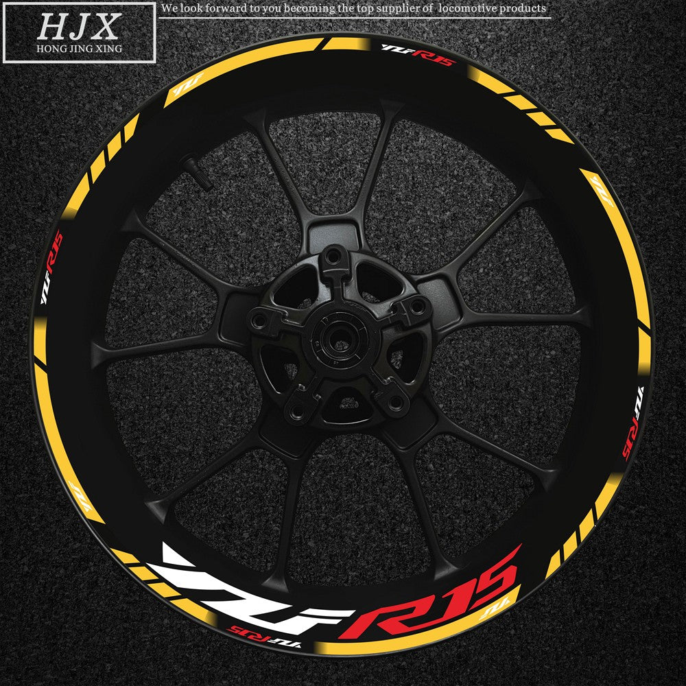 Adesivo Refletivo de Roda YZF-R15 – Conjunto Completo Personalizado