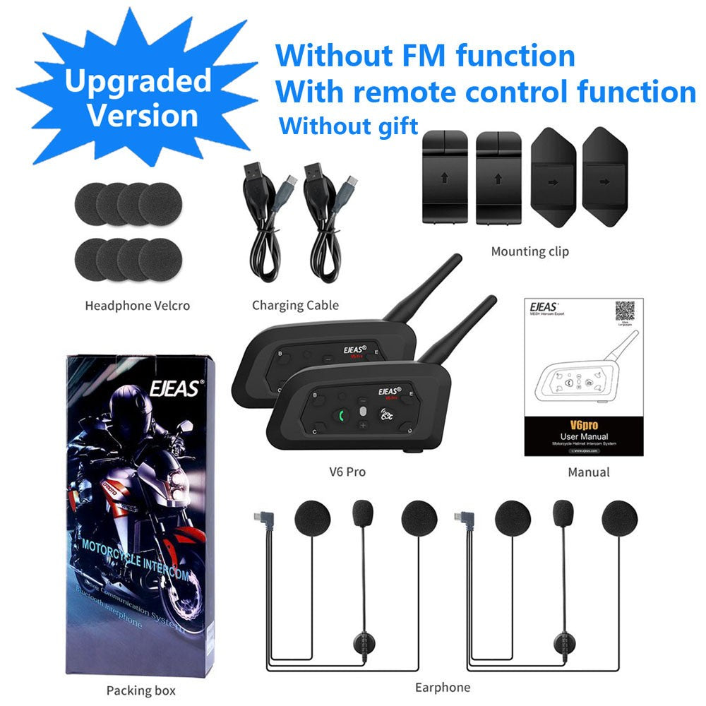 Comunicador Bluetooth Ejeas v6 pro