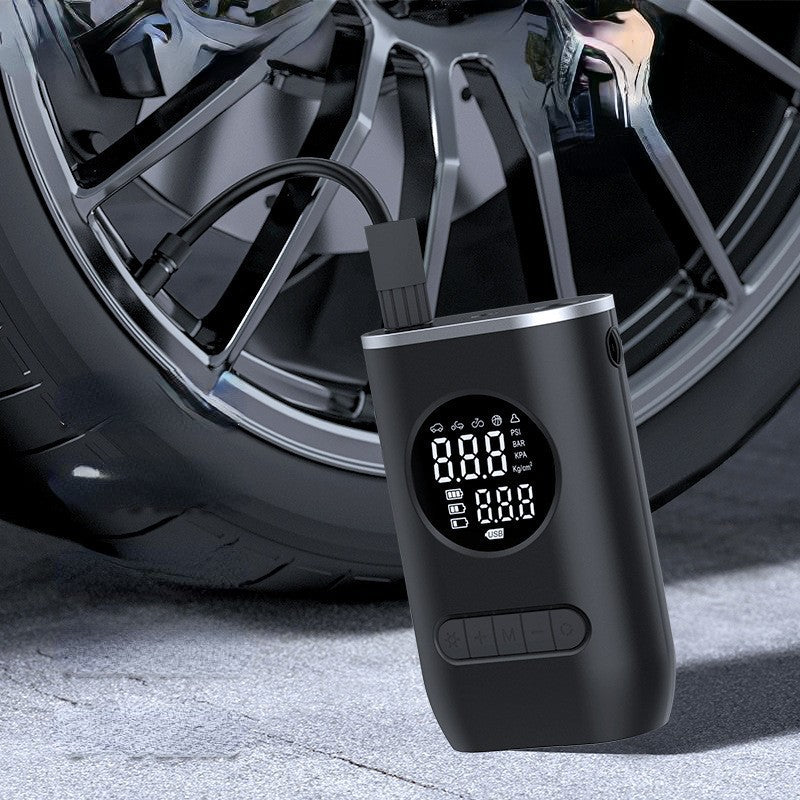 Compressor de Ar Portátil Digital Sem Fio 150PSI com Bateria Recarregável 4000mAh