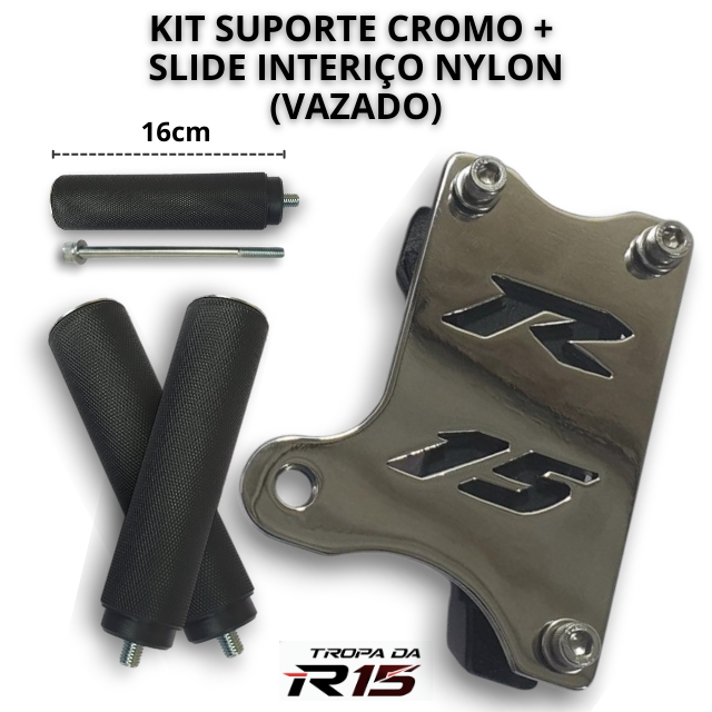 Kit Suporte e Slide TIPO: (Vazado)