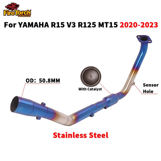 COLETOR ESPORTIVO YAMAHA R15/R125/MT 125 V3 V4 2008+