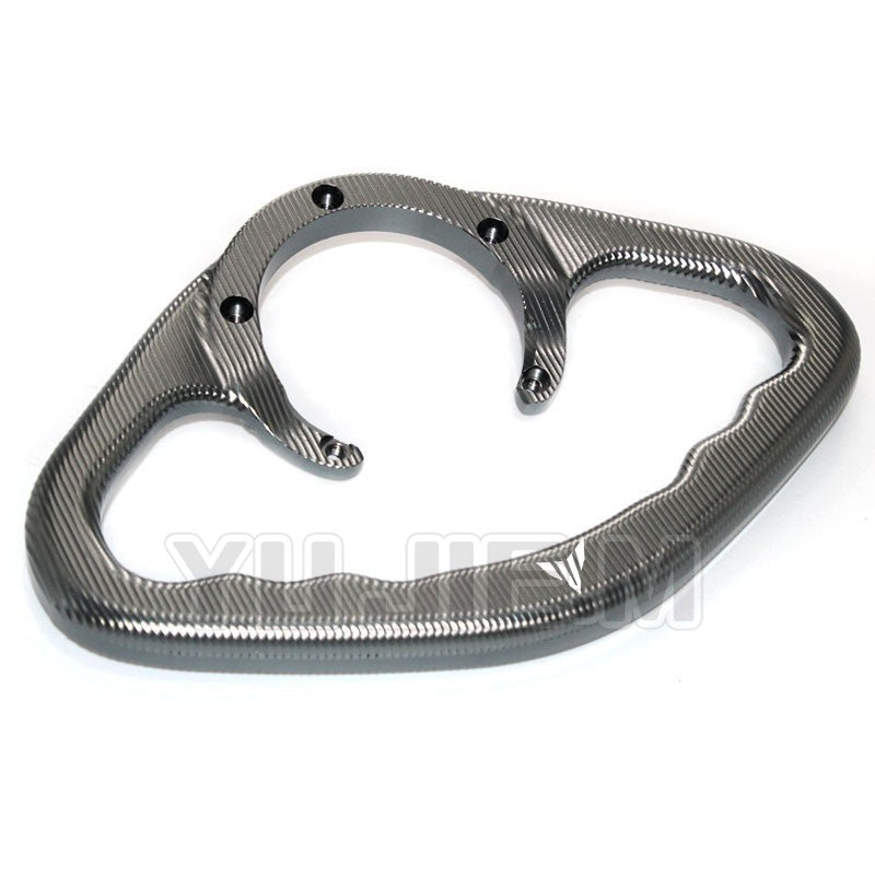 Manoplas cnc para passageiro de motocicleta, barra de apoio para tanque, apoio d
