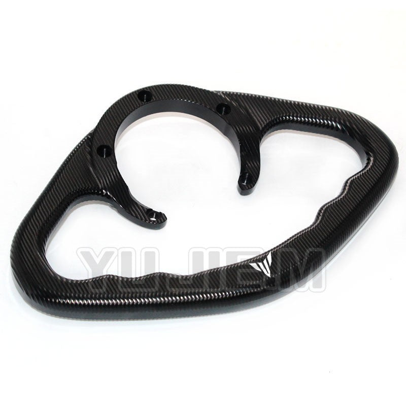 Manoplas cnc para passageiro de motocicleta, barra de apoio para tanque, apoio d