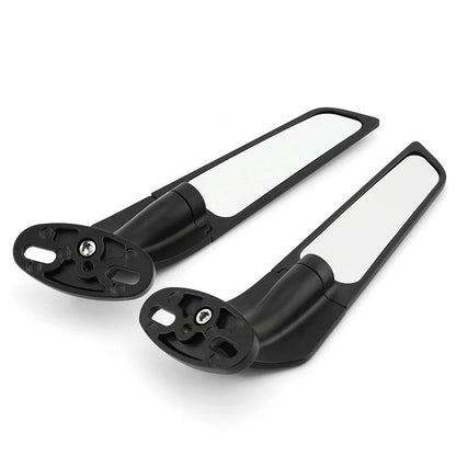 Espelho retrovisor giratório ajustável para motocicleta
