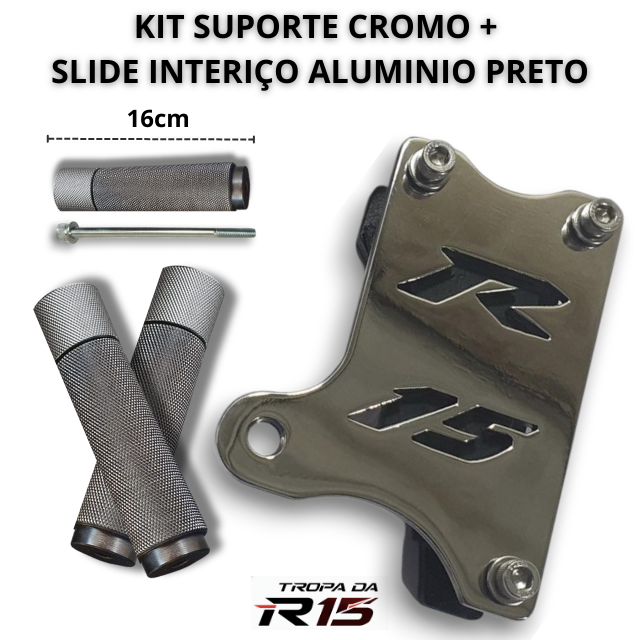 Kit Suporte e Slide TIPO: (Vazado)