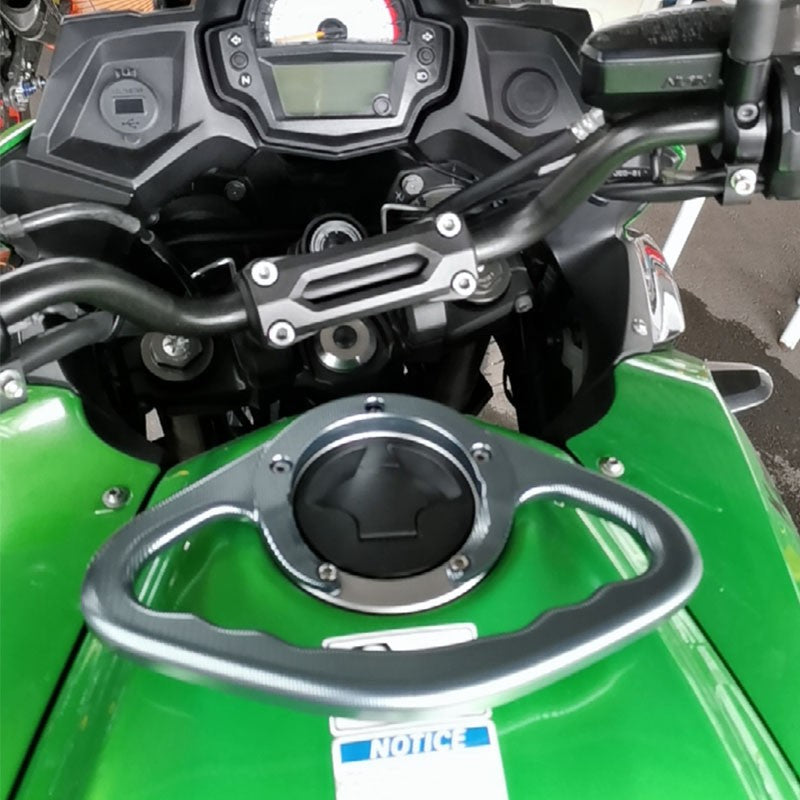 Manoplas cnc para passageiro de motocicleta, barra de apoio para tanque, apoio d