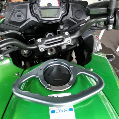 Manoplas cnc para passageiro de motocicleta, barra de apoio para tanque, apoio d