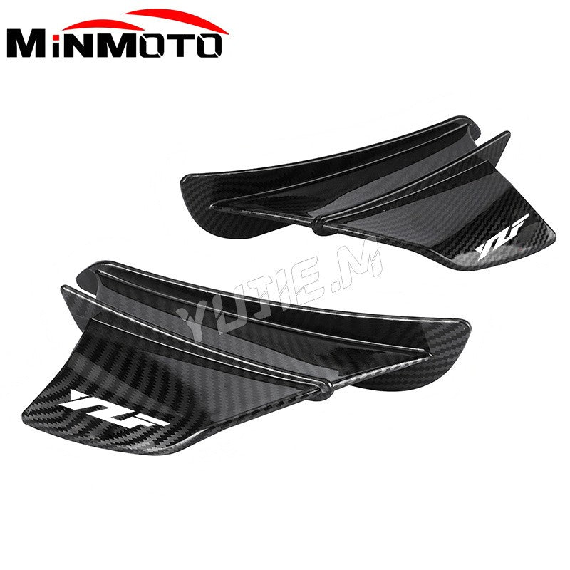 Winglets / Asa Aerodinâmica Universal para Moto – Estilo Fibra de Carbono
