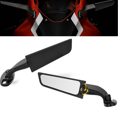 Espelho retrovisor giratório ajustável para motocicleta
