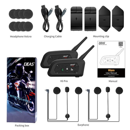 Comunicador Bluetooth Ejeas v6 pro