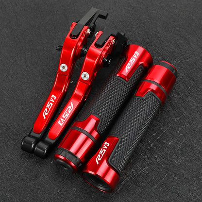 CONJUNTO DE MANETES AJUSTÁVEIS + PUNHOS ESPORTIVOS CNC – YAMAHA R15 V3 (2017 + )