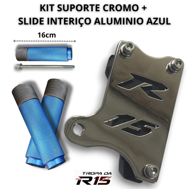 Kit Suporte e Slide TIPO: (Vazado)