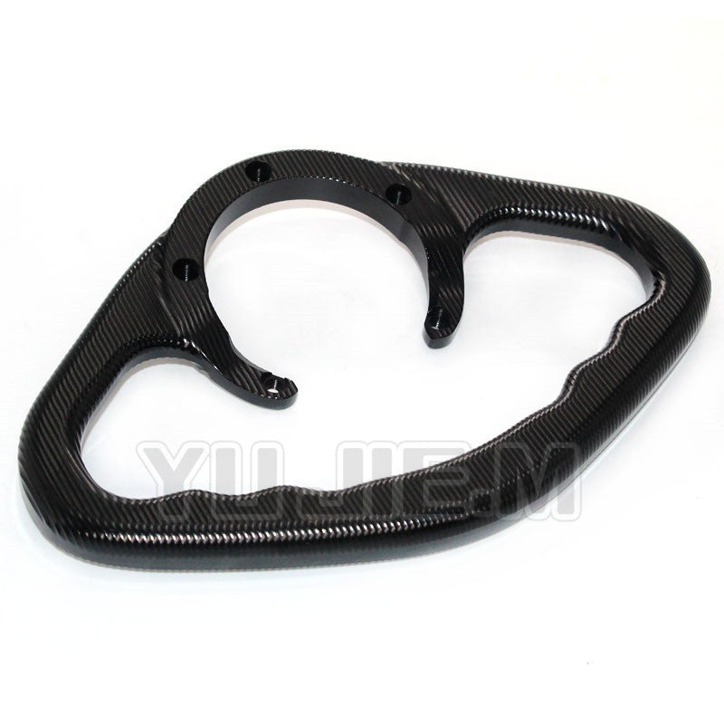 Manoplas cnc para passageiro de motocicleta, barra de apoio para tanque, apoio d