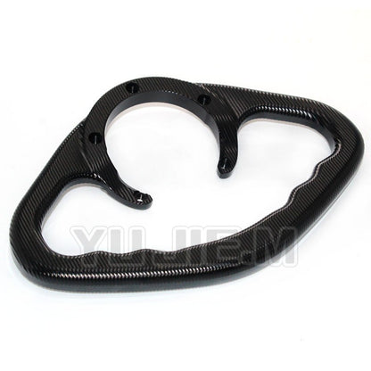 Manoplas cnc para passageiro de motocicleta, barra de apoio para tanque, apoio d