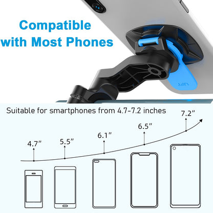 Suporte para telefone para motocicleta 360°