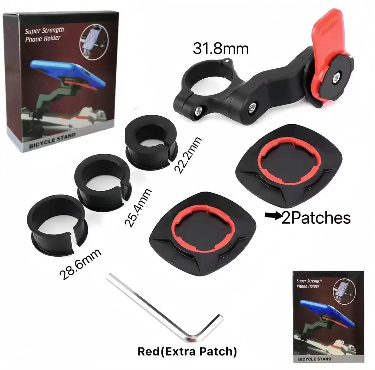 Suporte Moto 360° para Celular – Anti-Vibração e Giratório