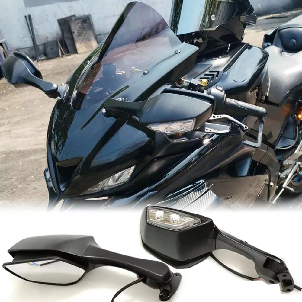 Espelho Retrovisor de Motocicleta com LED