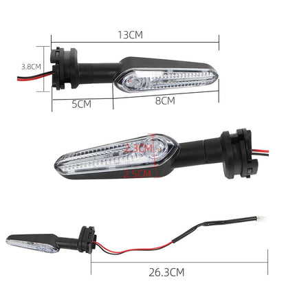 Seta de LED para yamaha MT/R 125 - 15 - 03 - FZ6(N-S) - 07 09 - 10 Lâmpada led universal