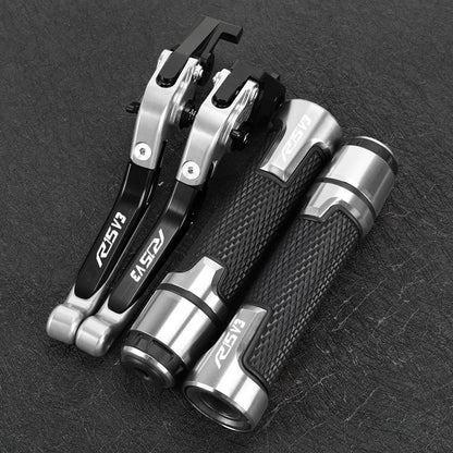 CONJUNTO DE MANETES AJUSTÁVEIS + PUNHOS ESPORTIVOS CNC – YAMAHA R15 V3 (2017 + )