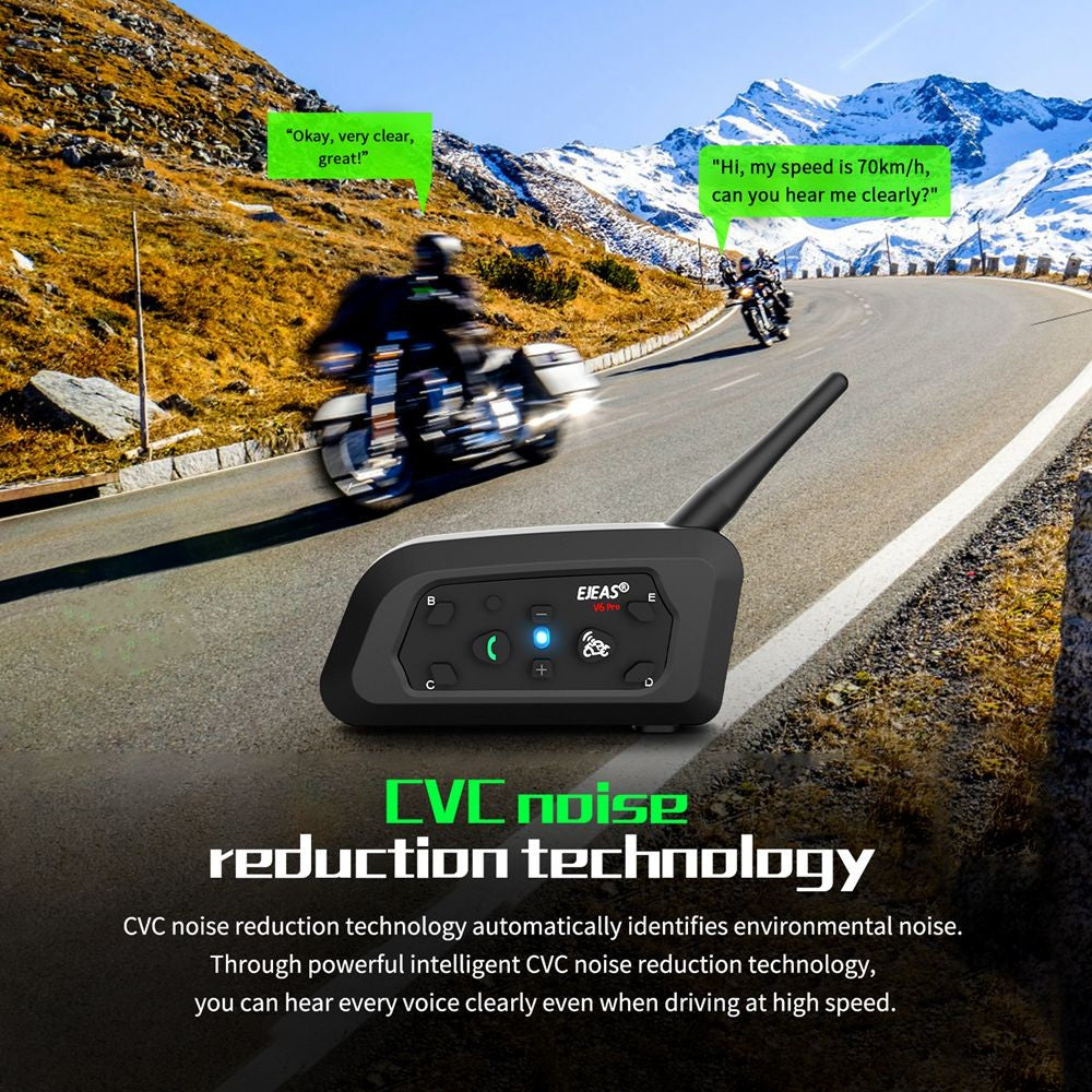 Comunicador Bluetooth Ejeas v6 pro