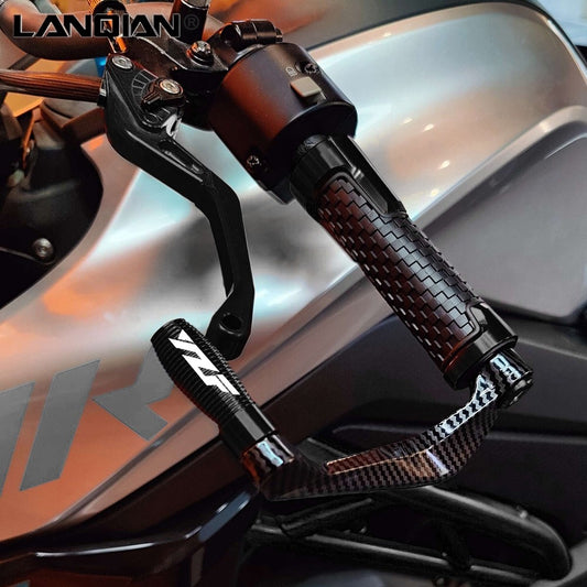 Protetor de Manete CNC Universal – Yamaha YZF R1 R3 R6 R15 R125 R25 e Outras 22mm