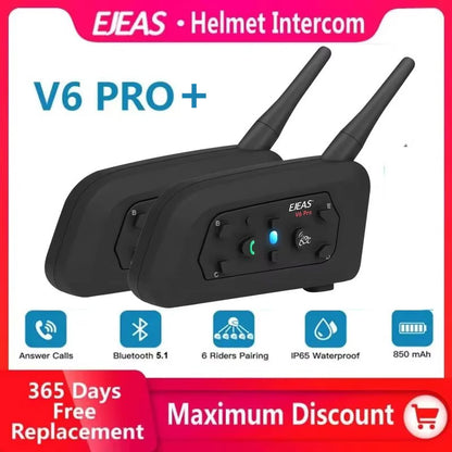 Comunicador Bluetooth Ejeas v6 pro