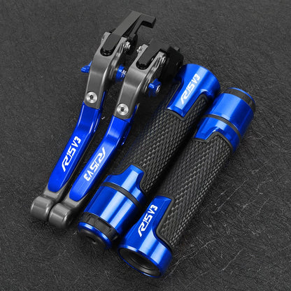 CONJUNTO DE MANETES AJUSTÁVEIS + PUNHOS ESPORTIVOS CNC – YAMAHA R15 V3 (2017 + )