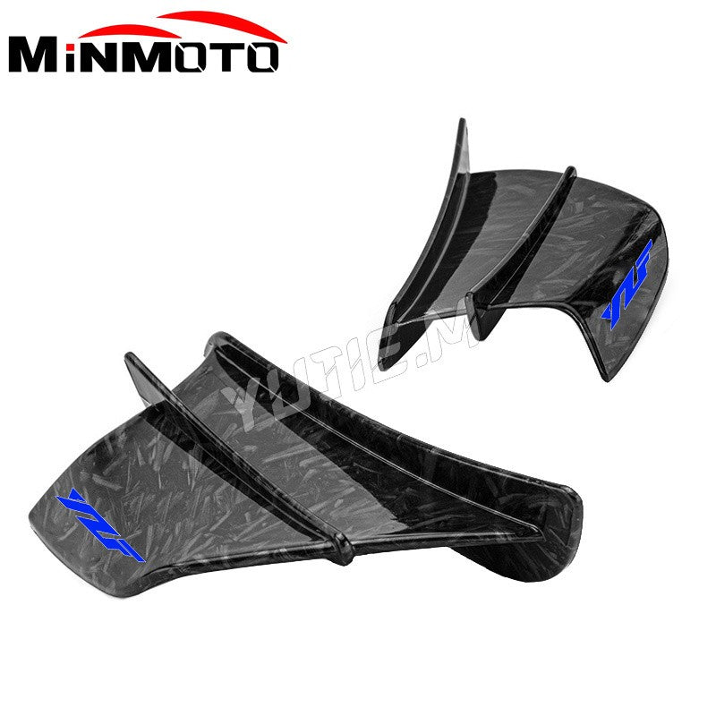 Winglets / Asa Aerodinâmica Universal para Moto – Estilo Fibra de Carbono