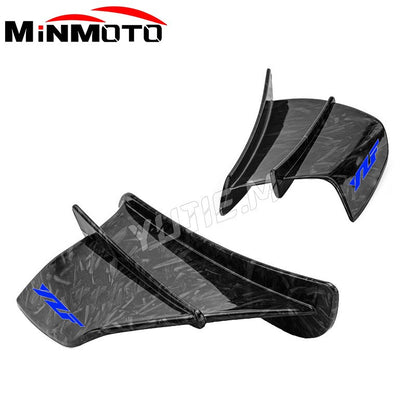 Winglets / Asa Aerodinâmica Universal para Moto – Estilo Fibra de Carbono
