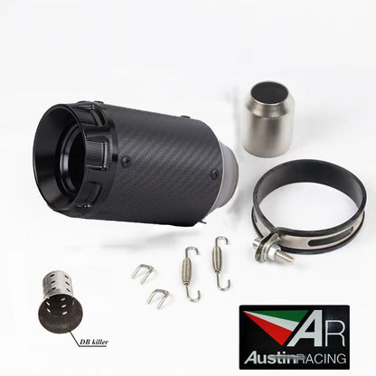 Escapamento universal AR de 51mm para Honda CB300R MT07 S Race 600/800 Kawasaki